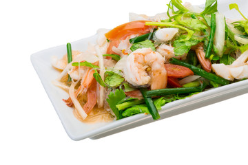Glass noodle with seafood