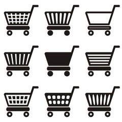 Shopping cart icons