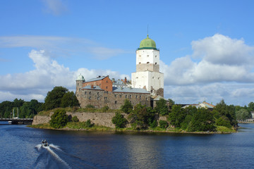 Fototapeta na wymiar Vyborg castle