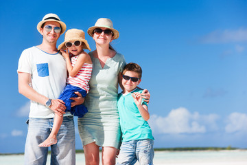 Family on summer vacation