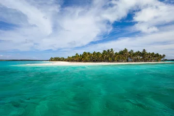 Deurstickers Tropisch strand Tropisch eiland