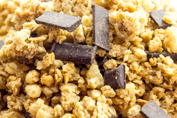 Cereals with chocolate