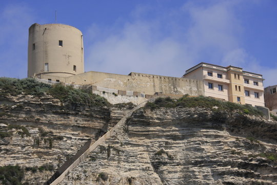 escalier et rempart