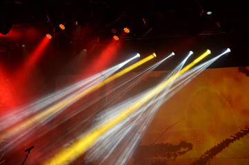 Concert Lights on Stage