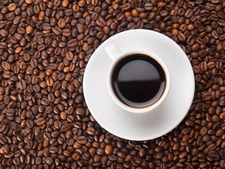 A cup of coffe to get energy and become vivacious