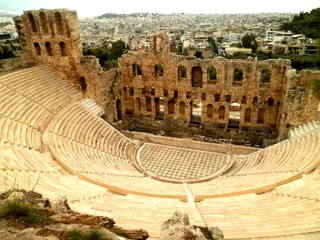 Fotobehang Amfitheater in Athene © nikonomad