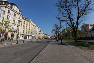 Fototapeta na wymiar Königsweg Nowy Swiat Warschau