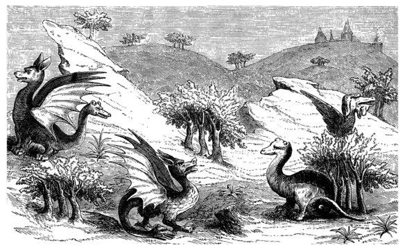 Monsters from the "Livre des Merveilles" - 14th century