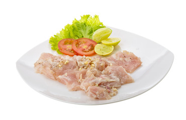 Swordfish carpaccio