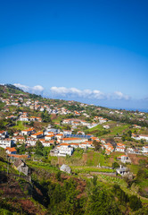 Fototapeta na wymiar northern coast near Boaventura, Madeira island, Portugal
