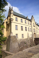 Renaissance castle Hruba Skala in Czech Republic.