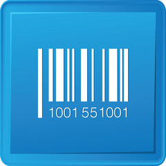 Barcode button,vector