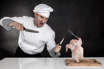 cook fighting