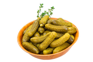 Marinated cucumbers