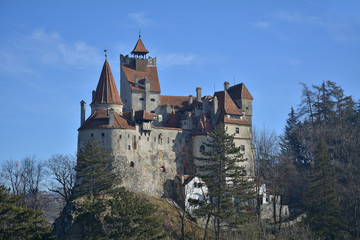 Fototapeta na wymiar Średniowieczny Zamek Bran.