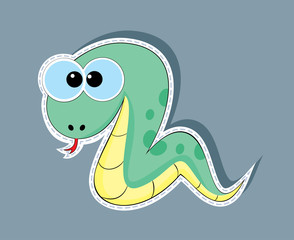 snake cartoon