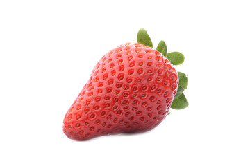 fresh strawberry isolated on white background