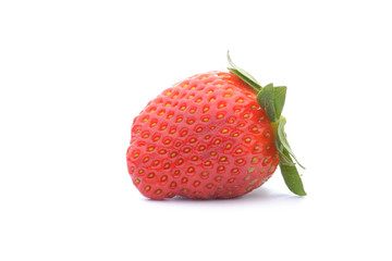 fresh strawberry isolated on white background