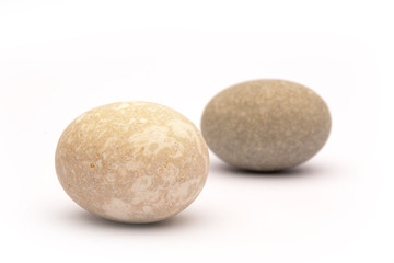 Stones isolated on white background