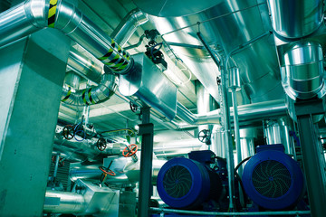 Industrial zone, Steel pipelines and equipment