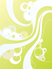 Background lines and clouds