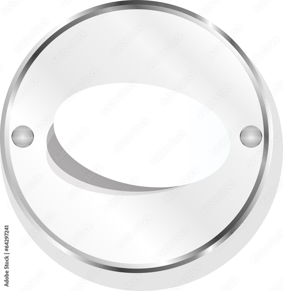 Aufkleber web buttons for design, icon with empty blank white paper