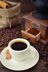 Cup of hot espresso © tashka2000