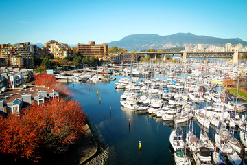 Naklejka premium Vancouver city