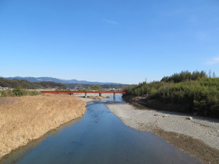 球磨川と鉄橋