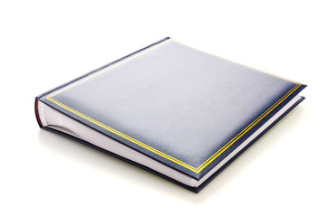 Old vintage book isolated on white background