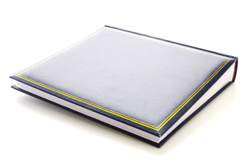 Old vintage book isolated on white background