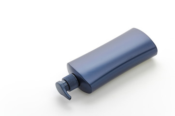 Cosmetic bottle isolated on white