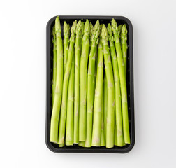 asparagus isolated on white