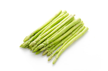 asparagus isolated on white