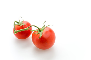 Tomato isolated on white