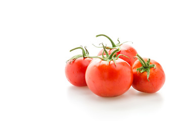 Tomato isolated on white