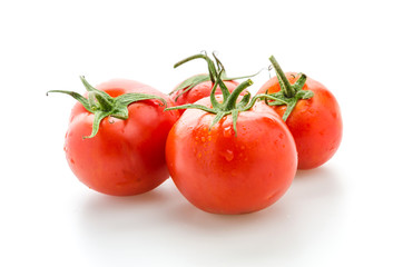 Tomato isolated on white