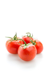 Tomato isolated on white
