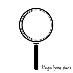 Magnifying glass vector