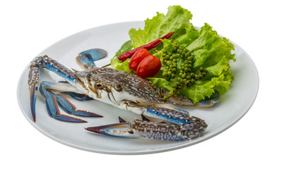 Raw blue crab
