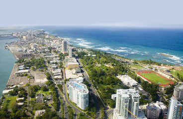 Aerial view of Northeast Puerto Rico - 64305499