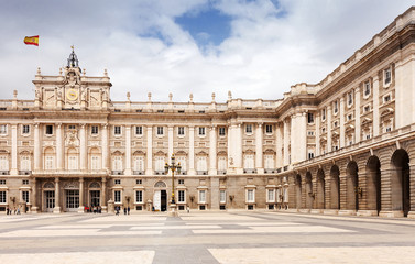 Obraz premium Royal Palace of Madrid, Spain