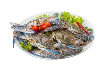 Raw blue crab