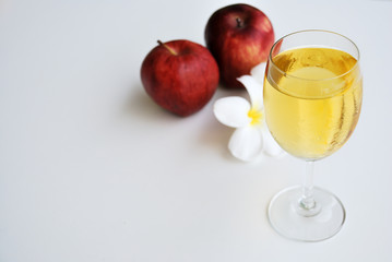 Apple juice and apple