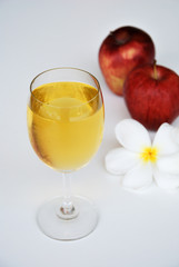 Apple juice and apple