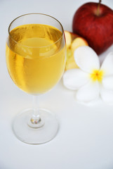 Apple juice and apple