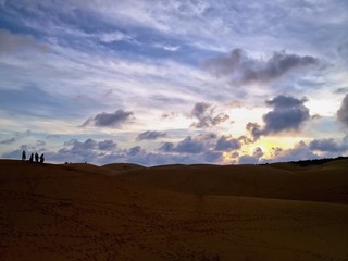 Desert Landscape, Red Sand Dunes, Mui Ne, Vietnam, Asia
