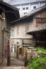 Fototapeta na wymiar The Old Buildings in South China