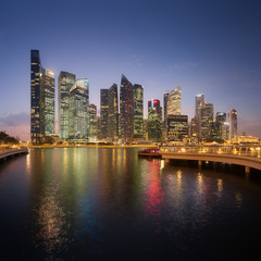 Naklejka premium Singapur