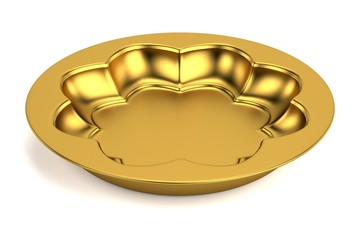 realistic 3d render of antique bowl